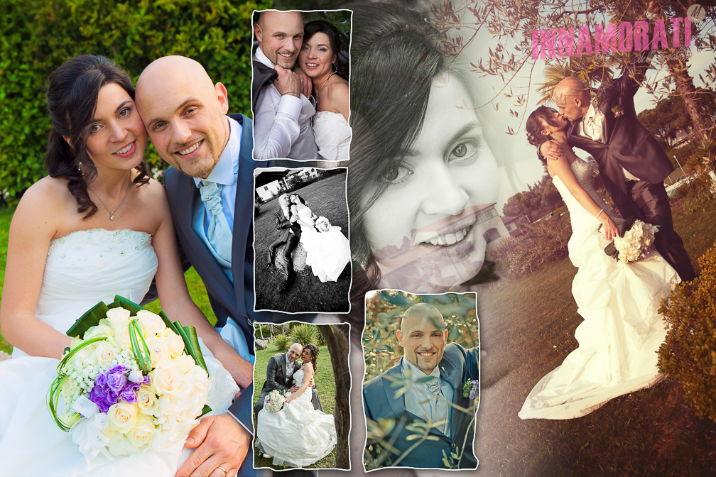 Fotolibro,album,esempio di impaginazione album di matrimonio