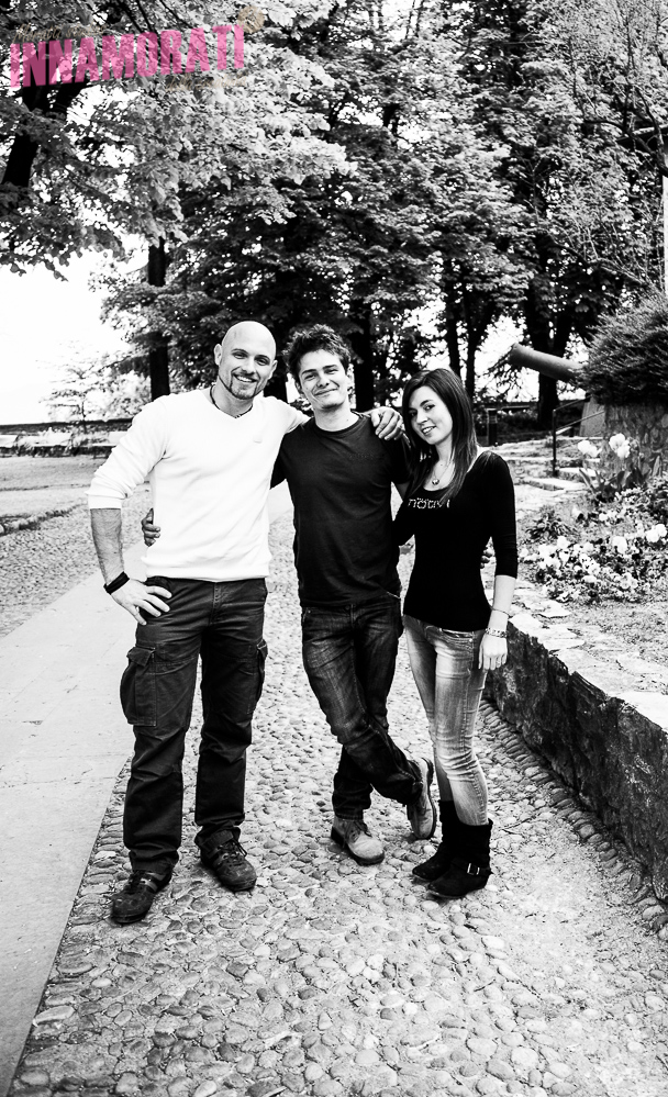 Morris Moratti con Simone e Vita