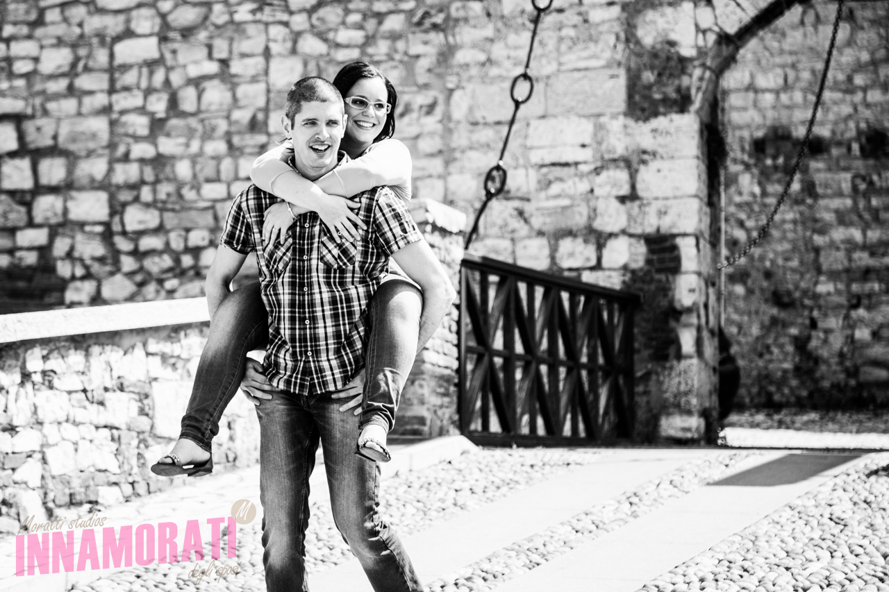 Fotografo di Matrimonio - Foto al Castello di Brescia per il tuo Pre Matrimonio Gratuito