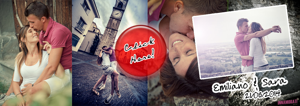 Emiliano e Sara,Save the date Bergamo, Love session Bergamo