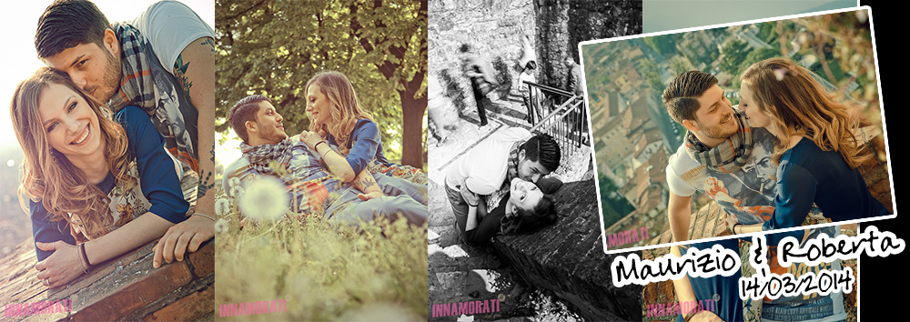 Maurizio e Roberta  Foto Castello Brescia